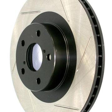 StopTech 16-18 Honda Civic Rear Left Sport Slotted Rotor - beschikbaar voor biedingen