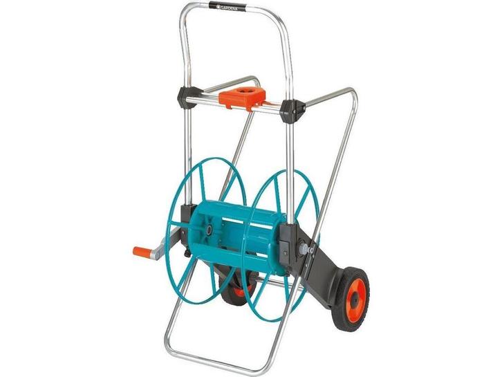 GARDENA Slangenwagen 100 - Metalen slanghouder - Voor 100 m, Tuin en Terras, Tuinslangen, Nieuw, Verzenden