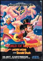 Sega Mega Drive World of Illusion Starring Mickey Mouse & Do, Spelcomputers en Games, Verzenden, Zo goed als nieuw