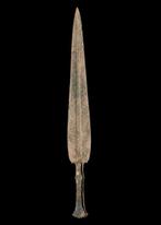 Bronstijd Brons Dolk met flensvormige greep, Antiek en Kunst, Antiek | Overige Antiek