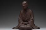 Figuur - Brons, Prachtige okimono van Ryokan, gesigneerd -, Antiek en Kunst