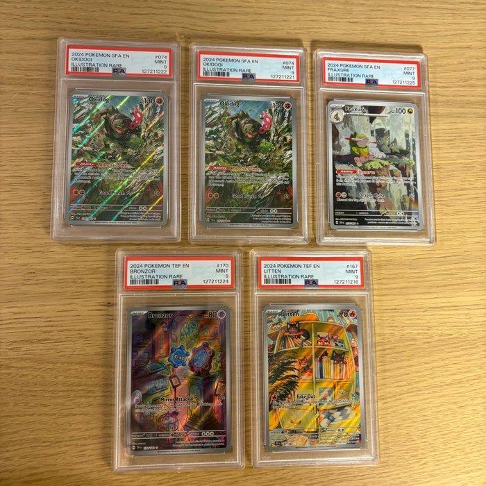 Pokémon - 5 Graded card - PSA 9 - Scarlet & Violet -, Hobby en Vrije tijd, Verzamelkaartspellen | Pokémon