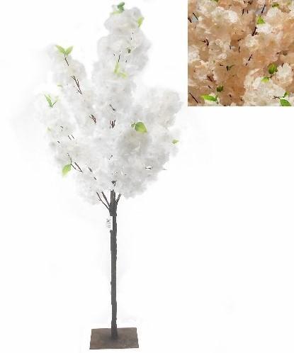 Bloesemboompje Champagne Zijdenbloem 150 cm, Huis en Inrichting, Woonaccessoires | Kunstplanten en Kunstbloemen, Nieuw, Ophalen of Verzenden