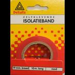 Deltafix Isolatieband op kaart 10m x 19mm Rood, Caravans en Kamperen, Nieuw