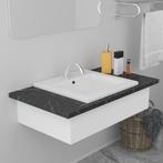 Inbouwwastafel Keramiek Wit | Tweedekansje | Sanitair Deal, Minder dan 50 cm, Nieuw, Ophalen of Verzenden, Minder dan 100 cm