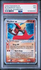 PSA 7 | Blaziken ex | ex Crystal Guardians | 90/100, Hobby en Vrije tijd, Verzamelkaartspellen | Pokémon, Ophalen of Verzenden