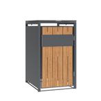 Container ombouw staal | Houtlook Antraciet | Nieuw | OP=OP, Ophalen of Verzenden, Nieuw, Metaal, Containerberging