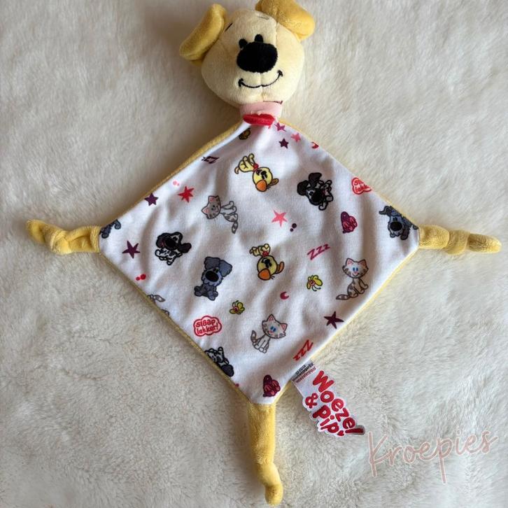 BON TON TOYS knuffeldoekje pip print, Kinderen en Baby's, Speelgoed | Knuffels en Pluche, Verzenden