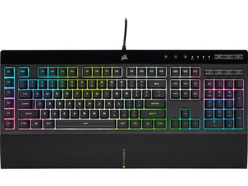 Corsair K55 RGB Pro XT Qwerty Gaming Toetsenbord - Zwart, Huis en Inrichting, Woonaccessoires | Overige, Zo goed als nieuw, Verzenden