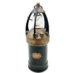 Olielamp - Oude mijnlamp - Metaal, Glas
