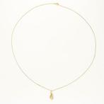 Ketting met hanger - 18 karaat Geel goud Diamant, Sieraden, Tassen en Uiterlijk, Antieke sieraden
