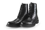 Linea Zeta Veterboots in maat 39 Zwart | 10% extra korting, Kleding | Dames, Verzenden, Zwart, Overige typen, Zo goed als nieuw