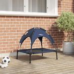 vidaXL Verhoogd Hondenbed Met Verwijderbaar Dak Marineblauw, Dieren en Toebehoren, Verzenden, Nieuw