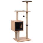 vidaXL Kattenkrabpaal met sisal krabmat 123 cm, Verzenden, Nieuw