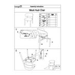 Micah Hush Walnut-31561, Huis en Inrichting, Stoelen, Ophalen of Verzenden, Nieuw