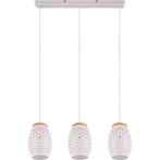 LED Hanglamp - Trion Dabi - E27 Fitting - 3-lichts - Mat Wit, Huis en Inrichting, Lampen | Hanglampen, Nieuw, Ophalen of Verzenden