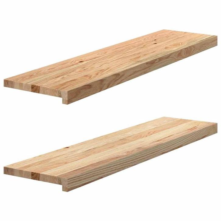 2x Massief Eiken Vensterbank 100cm | Tweedekansje, Doe-het-zelf en Verbouw, Hout en Planken, Eiken, Minder dan 200 cm, Minder dan 25 mm