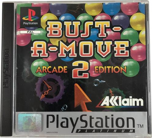 Bust-A-Move 2 Arcade Edition-Platinum (PlayStation 1), Spelcomputers en Games, Games | Sony PlayStation 1, Zo goed als nieuw, Ophalen of Verzenden