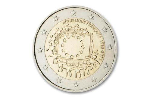 2 euro 30 jaar Europese vlag 2015 - Frankrijk, Postzegels en Munten, Munten | Europa | Euromunten, Verzenden