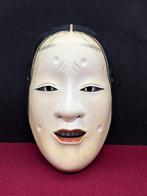 Noh masker - Hout, Hoogwaardige houten, gesculpte Noh-masker