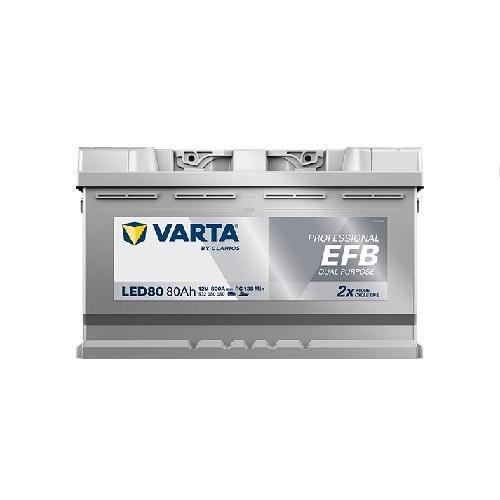 Varta LED80 accu 12 volt 80 ah Dual Purpose EFB, Watersport en Boten, Accessoires en Onderhoud, Nieuw, Ophalen of Verzenden