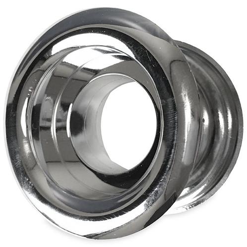 Rond deurrooster Ø40mm - kunststof chrome, Doe-het-zelf en Verbouw, Ventilatie en Afzuiging, Nieuw, Verzenden