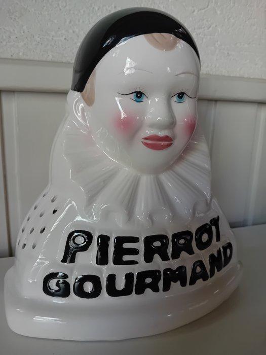 Pierrot Gourmand - POS (reclameobject voor verkooppunt) -, Antiek en Kunst, Antiek | Wandborden en Tegels