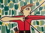 James Rizzi (1950-2011) - Aiming for the Middle, Antiek en Kunst