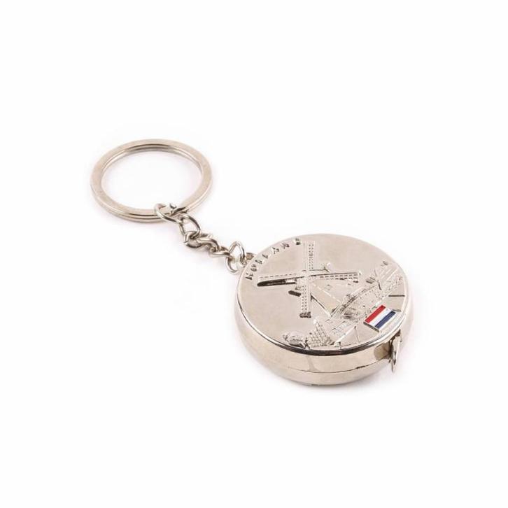 Sleutelhanger rolmaat Holland molen zilverkleur, Kleding | Heren, Schoenen, Nieuw, Ophalen of Verzenden