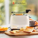 2dekans | KitchenBrothers Broodrooster met Tostiklemmen -, Witgoed en Apparatuur, Ophalen of Verzenden, Zo goed als nieuw