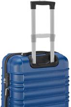 2dekans | Harde Kofferset Rome - 3-Delig - ABS - Blauw, Sieraden, Tassen en Uiterlijk, Koffers, Ophalen of Verzenden, Zo goed als nieuw