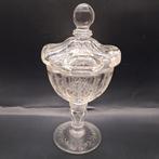 dekselvaas - Kristal - Antieke dekselbeker, Antiek en Kunst, Antiek | Glas en Kristal