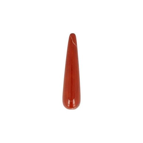 Massage Griffel Rode Jaspis - ca. 7.5 cm, Sport en Fitness, Massageproducten, Nieuw, Verzenden