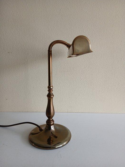 Tafellamp - Pianolamp - Leeslamp - Messing, Metaal, Antiek en Kunst, Curiosa en Brocante
