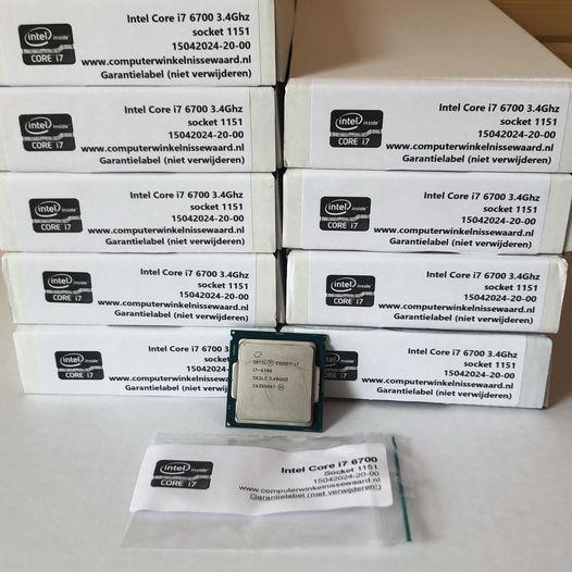 Intel processor i7 6700 3,4Ghz (turbo 4,0Ghz) socket 1151, Computers en Software, Overige Computers en Software, Nieuw, Ophalen of Verzenden