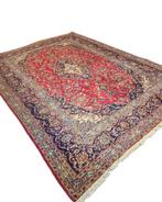 Groot perzisch tapijt Kashan 350x250 wollen vloerkleed iran, Bruin, 200 cm of meer, Ophalen of Verzenden, Zo goed als nieuw