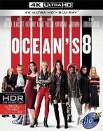 Blu-ray 4K: Oceans Eight (8 2018 Sandra Bullock) IT nietNLO, Ophalen of Verzenden, Actie, Nieuw in verpakking