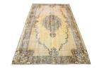 Geel vintage - Vloerkleed - 193 cm - 112 cm - Met, Huis en Inrichting, Stoffering | Tapijten en Kleden, Nieuw