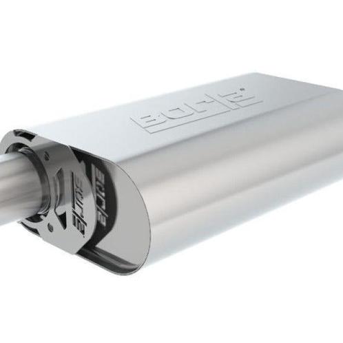 Borla CrateMuffler SBC Hot 350/383 3inch Offset/Offset 14in, Auto-onderdelen, Uitlaatsystemen, Ophalen of Verzenden