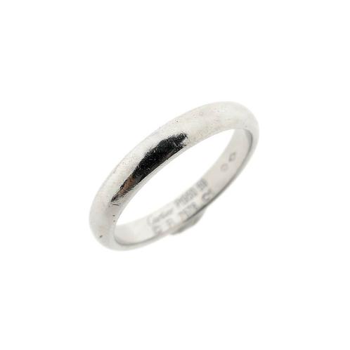 Platina aanschuif ring/trouw ring  | Cartier (zirconia), Sieraden, Tassen en Uiterlijk, Ringen, Dame, Met edelsteen, Overige kleuren