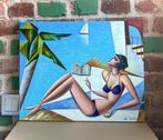Julie Khaliniu (XX) - Seaside vacation, Antiek en Kunst