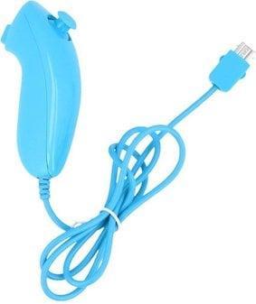 Wii Nunchuk Donkerblauw (Third Party) (Wii Accessoires), Spelcomputers en Games, Spelcomputers | Nintendo Wii, Zo goed als nieuw