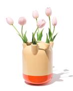 HEMA Tulpenvaas perzik, Huis en Inrichting, Woonaccessoires | Vazen, Verzenden, Nieuw