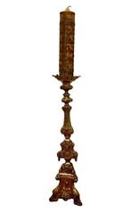 Kandelaar - Koper - Kerkkandelaar Verguld - 135 cm - 10 kg