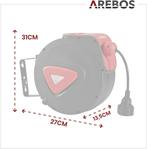 Arebos Automatische kabelhaspel, automatische kabelhaspel |, Caravans en Kamperen, Verzenden, Nieuw
