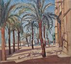 Herman Bieling (1887-1964) - Gezicht op de haven van Palma, Antiek en Kunst, Kunst | Schilderijen | Klassiek
