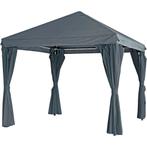Yasumi paviljoen 3x3mtr - grijs, Ophalen of Verzenden, Nieuw, Grijs