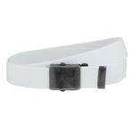 Landley Canvas Riem Schuifgesp Koppelriem - Wit - 85, Kleding | Heren, Riemen en Ceinturen, Verzenden, Nieuw, Wit