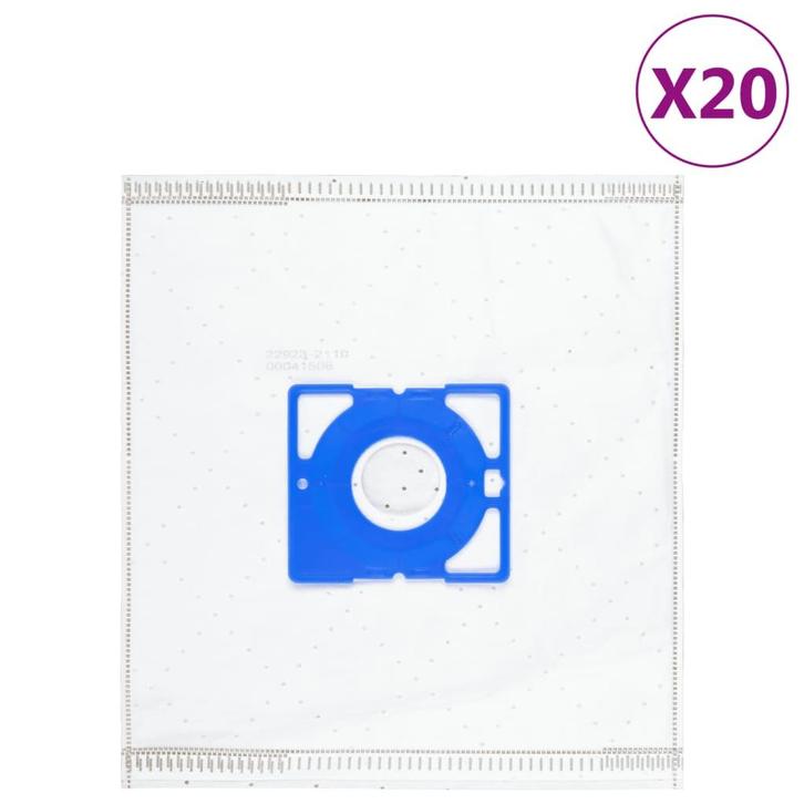vidaXL Stofzuigerzakken voor Uni bag 20 st, Witgoed en Apparatuur, Stofzuigers, Nieuw, Verzenden