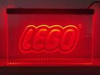 LEGO neon bord lamp LED verlichting reclame lichtbak *rood*, Verzenden, Nieuw